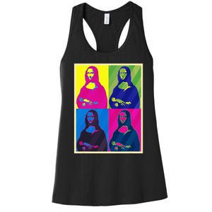 Mona Lisa Leonardo Da Vinci Pop Art Graphic Women's Racerback Tank