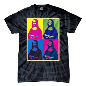 Mona Lisa Leonardo Da Vinci Pop Art Graphic Tie-Dye T-Shirt