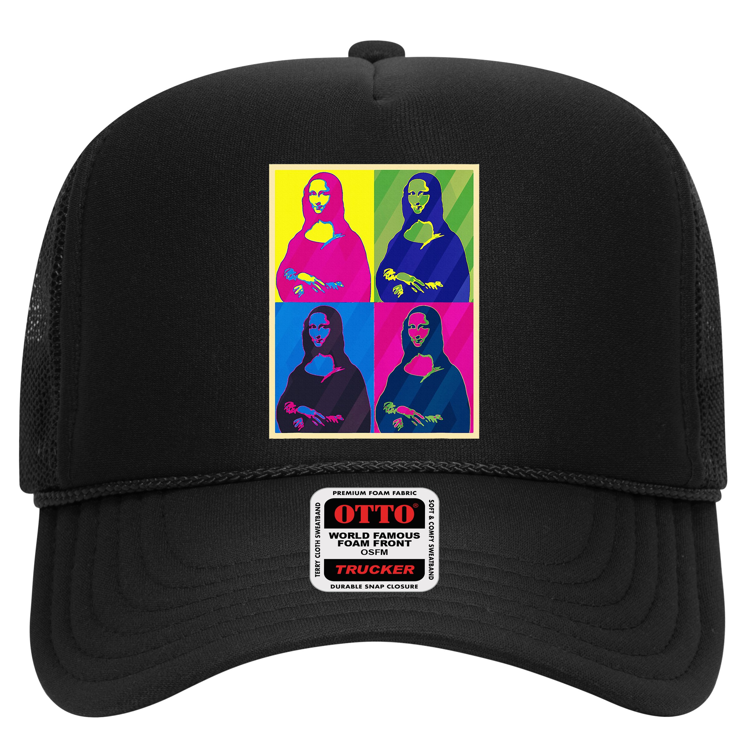 Mona Lisa Leonardo Da Vinci Pop Art Graphic Hat