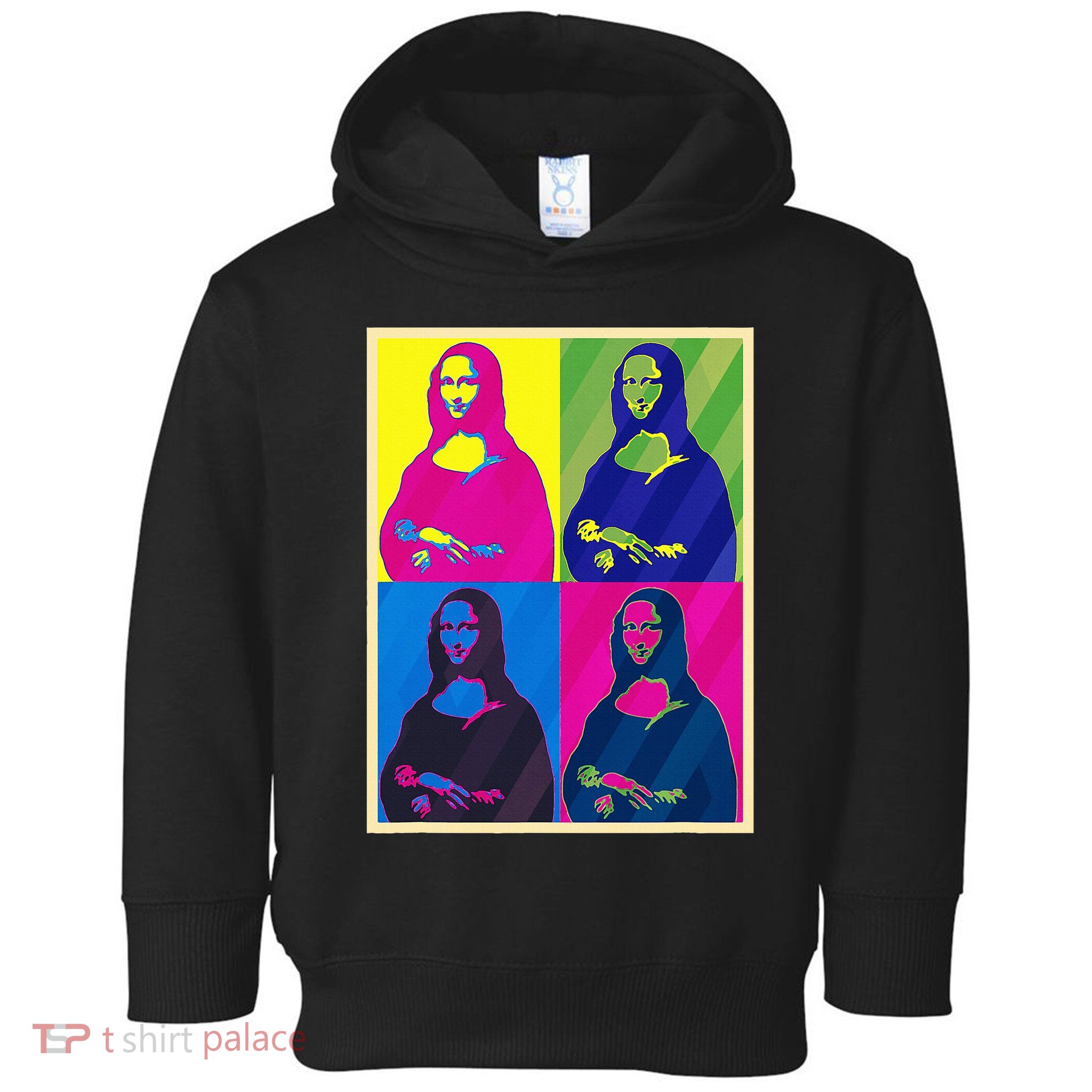 Mona Lisa Leonardo Da Vinci Pop Art Graphic Toddler Hoodie