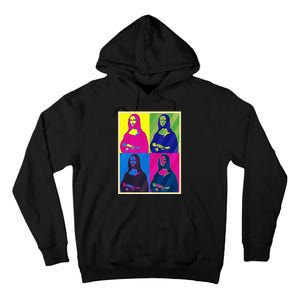 Mona Lisa Leonardo Da Vinci Pop Art Graphic Tall Hoodie