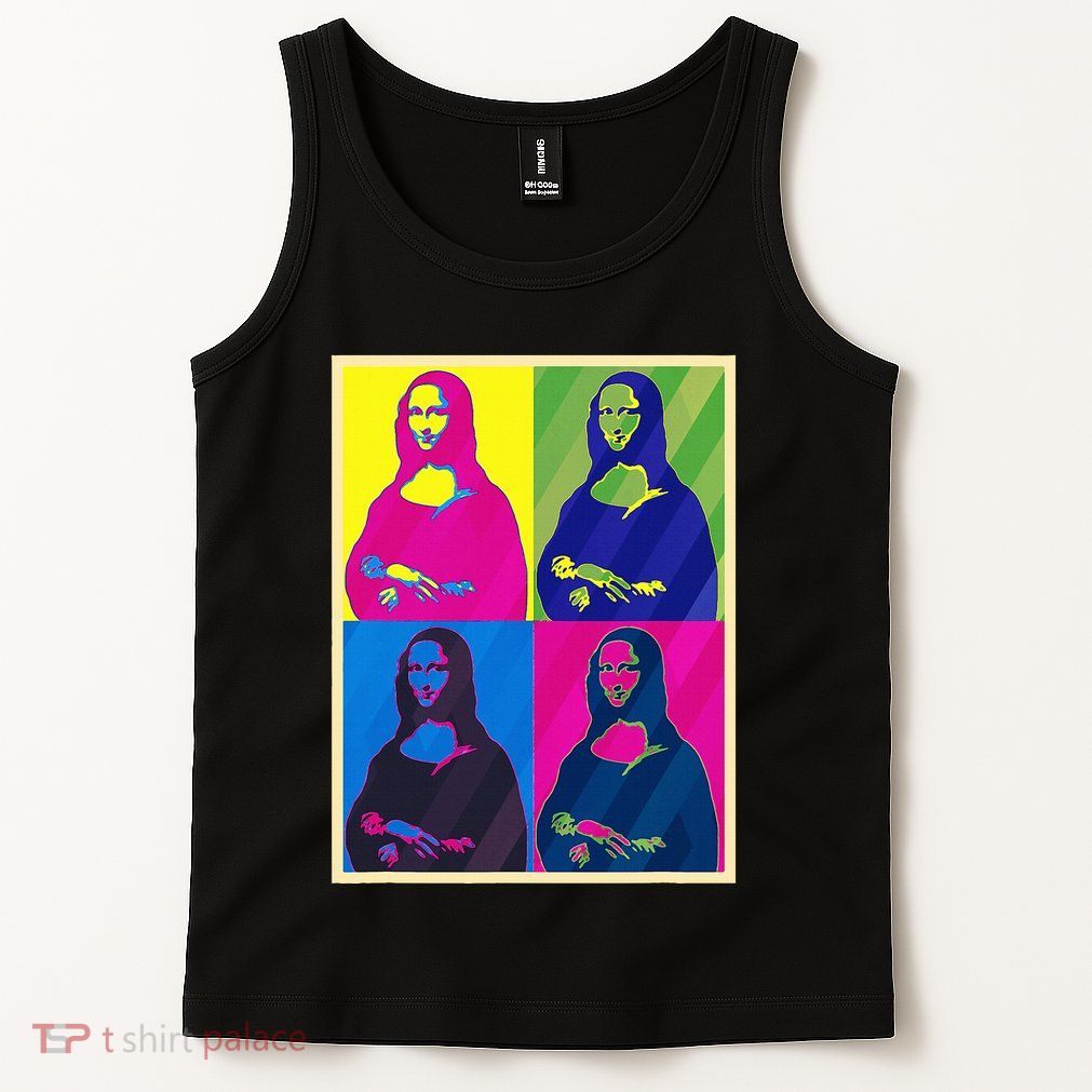 Mona Lisa Leonardo Da Vinci Pop Art Graphic Tank Top