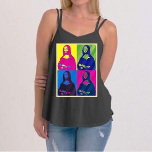 Mona Lisa Leonardo Da Vinci Pop Art Graphic Women's Strappy Tank