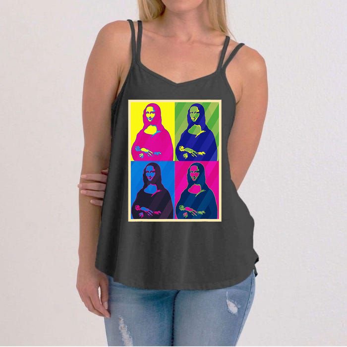 Mona Lisa Leonardo Da Vinci Pop Art Graphic Women's Strappy Tank