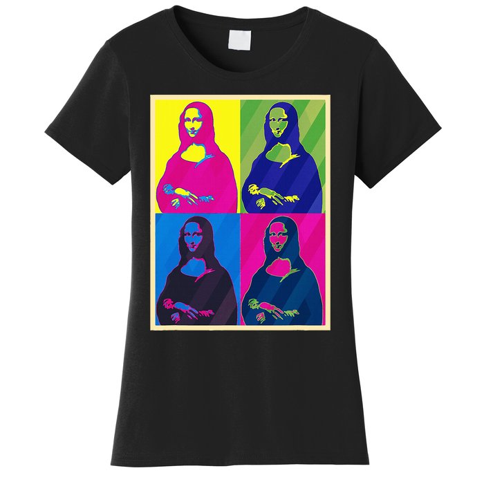 Mona Lisa Leonardo Da Vinci Pop Art Graphic Women's T-Shirt