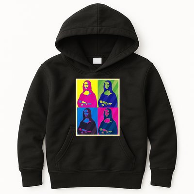 Mona Lisa Leonardo Da Vinci Pop Art Graphic Kids Hoodie