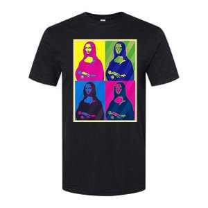 Mona Lisa Leonardo Da Vinci Pop Art Graphic Softstyle CVC T-Shirt