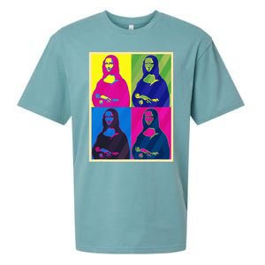 Mona Lisa Leonardo Da Vinci Pop Art Graphic Sueded Cloud Jersey T-Shirt