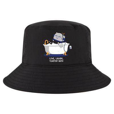 Mandatoryfunday Live Laugh Toaster Bath Cool Comfort Performance Bucket Hat
