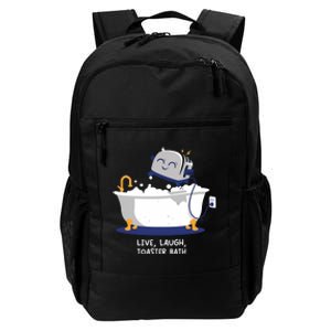 Mandatoryfunday Live Laugh Toaster Bath Daily Commute Backpack