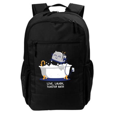 Mandatoryfunday Live Laugh Toaster Bath Backpack