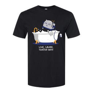 Mandatoryfunday Live Laugh Toaster Bath Softstyle CVC T-Shirt