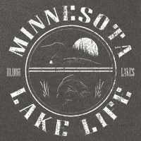 Minnesota Lake Life With Loon Walleye And Sunset Cotton Canvas Backpack