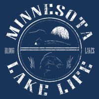Minnesota Lake Life With Loon Walleye And Sunset Infant Baby Jersey Bodysuit