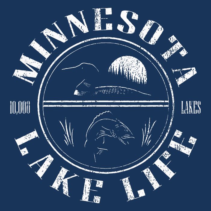 Minnesota Lake Life With Loon Walleye And Sunset Infant Baby Jersey Bodysuit