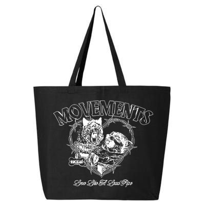 Movements Love Like A Lead Pipe Wolf 25L Jumbo Tote