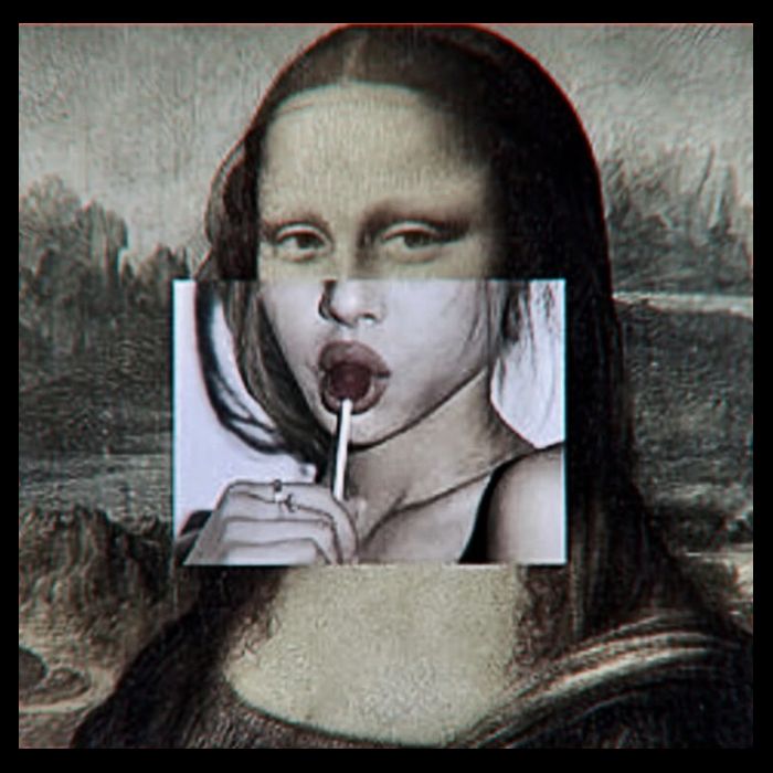 Mona Lisa Lollipop Bag