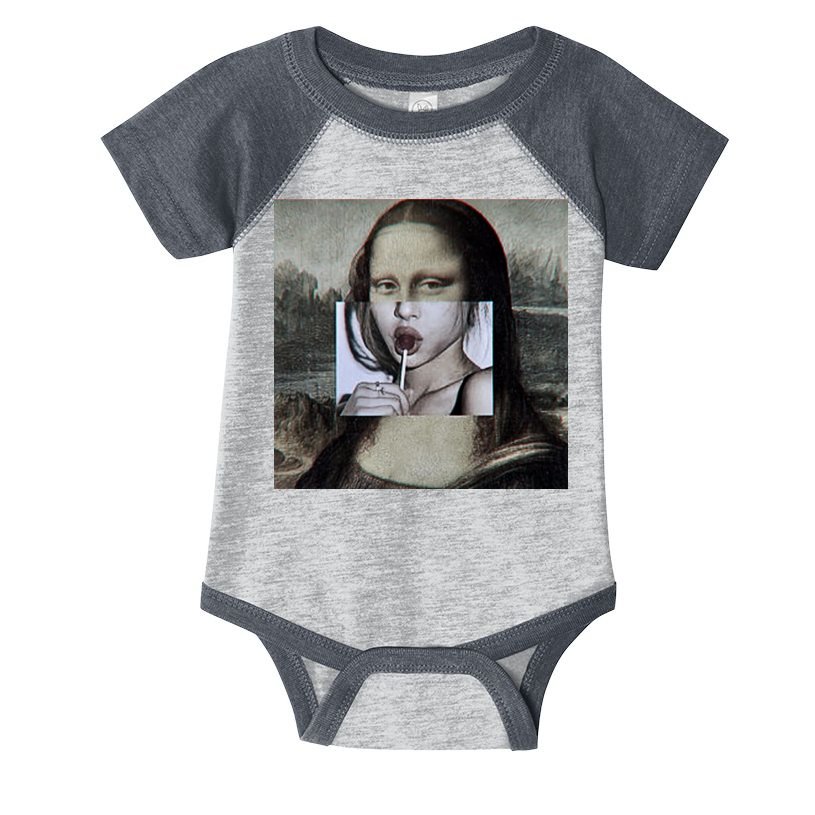 Mona Lisa Lollipop Infant Baby Jersey Bodysuit