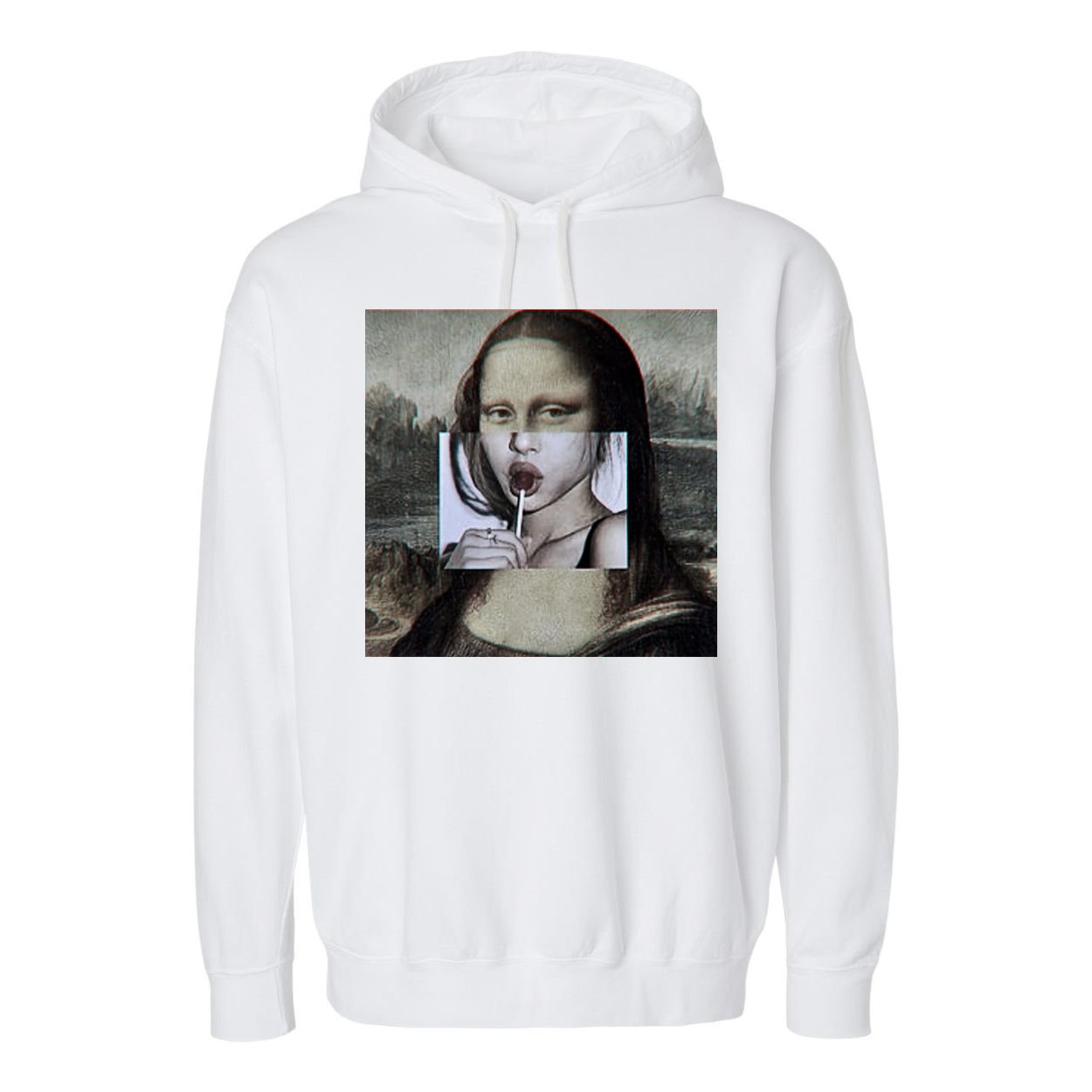 Mona Lisa Lollipop Garment-Dyed Fleece Hoodie