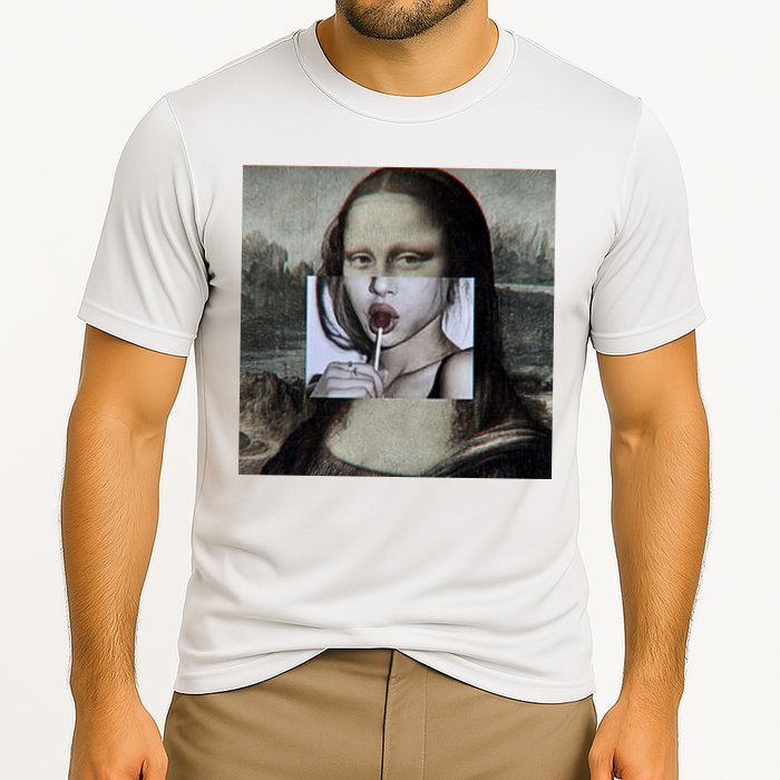 Mona Lisa Lollipop Cooling Performance Crew T-Shirt