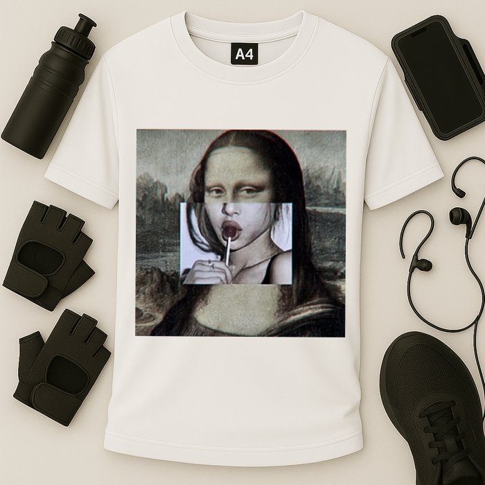Mona Lisa Lollipop Cooling Performance Crew T-Shirt