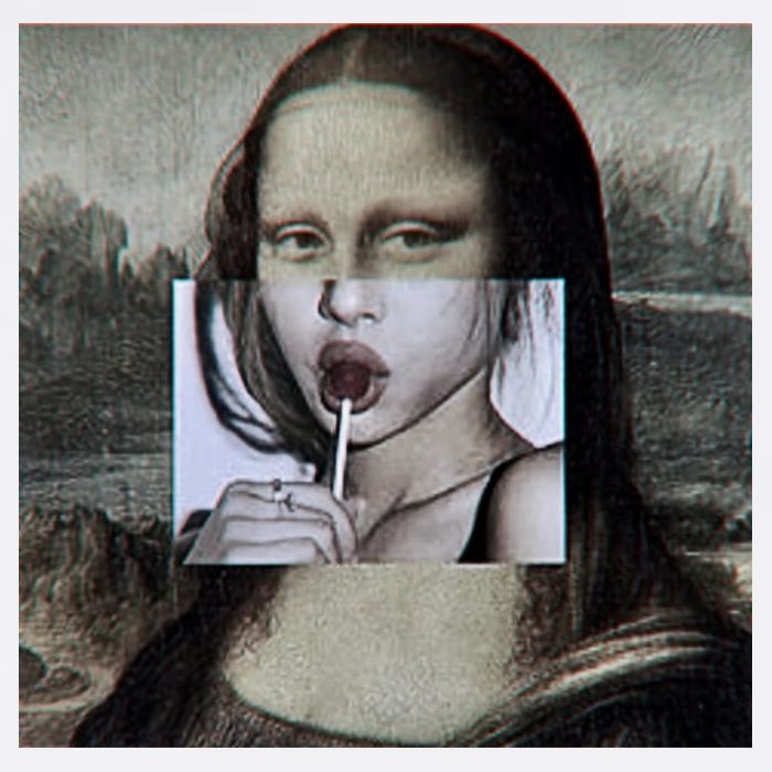 Mona Lisa Lollipop Apron