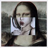 Mona Lisa Lollipop 11oz C Handle Ceramic Mug