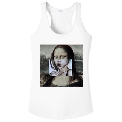 Mona Lisa Lollipop Ladies PosiCharge Competitor Racerback Tank
