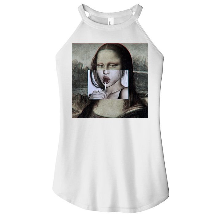 Mona Lisa Lollipop Women's Perfect Tri Rocker Tank
