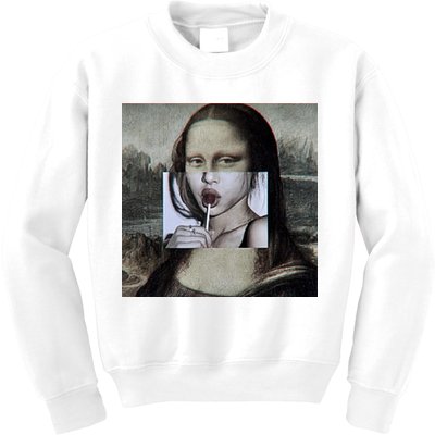 Mona Lisa Lollipop Kids Sweatshirt