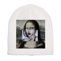 Mona Lisa Lollipop Short Acrylic Beanie
