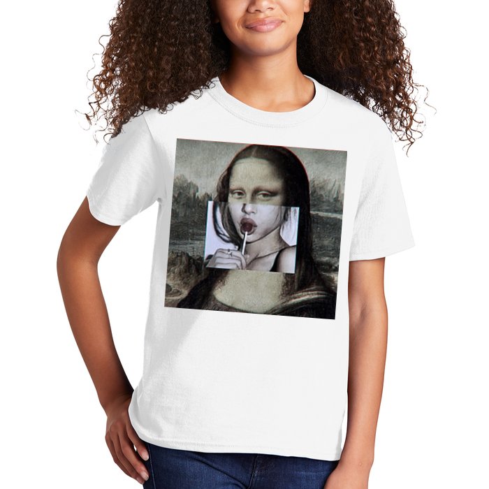 Mona Lisa Lollipop Kids T-Shirt