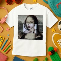 Mona Lisa Lollipop Kids T-Shirt