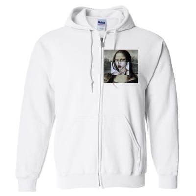 Mona Lisa Lollipop Full Zip Hoodie