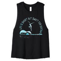 Music Lover Life Is Short But Sweet For Certain Guitar Women's Racerback Cropped Tank