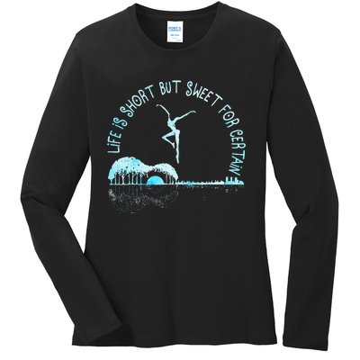 Music Lover Life Is Short But Sweet For Certain Guitar Ladies Long Sleeve Shirt