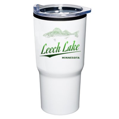 Minnesota Leech Lake With Walleye Fisherman Fishing Tumbler