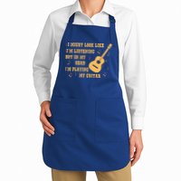 Might Look Like I'm Listening In My Head Playing Guitar Apron