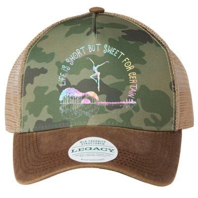 Music Lover Life Is Short But Sweet For Certain Guit Tie Dye Legacy Tie Dye Trucker Hat