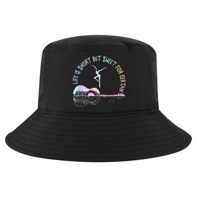 Music Lover Life Is Short But Sweet For Certain Guit Tie Dye Cool Comfort Performance Bucket Hat