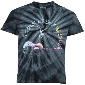 Music Lover Life Is Short But Sweet For Certain Guit Tie Dye Kids Tie-Dye T-Shirt