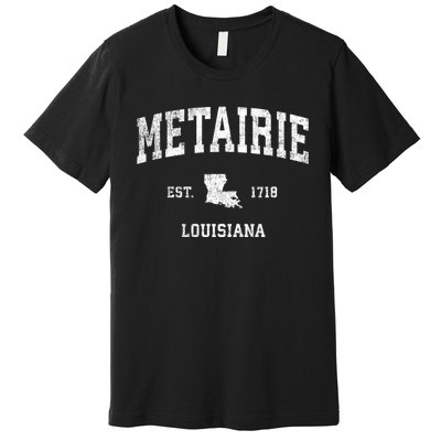 Metairie Louisiana La Vintage Sports Premium T-Shirt