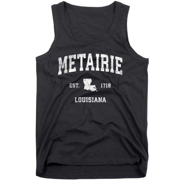 Metairie Louisiana La Vintage Sports Tank Top