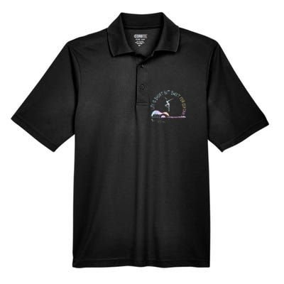 Music Lover Life Is Short But Sweet For Certain Guit Tie Dye Men's Origin Performance Pique Polo