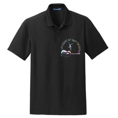 Music Lover Life Is Short But Sweet For Certain Guit Tie Dye Dry Zone Grid Polo