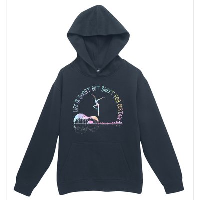 Music Lover Life Is Short But Sweet For Certain Guit Tie Dye Urban Pullover Hoodie