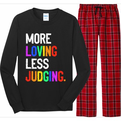 More Loving Less Judging Long Sleeve Pajama Set