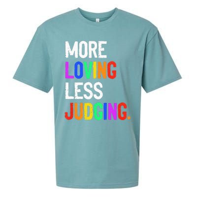 More Loving Less Judging Sueded Cloud Jersey T-Shirt