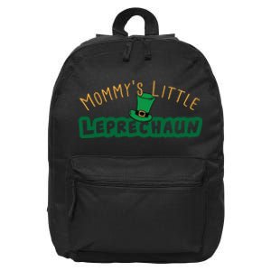 Mommy’S Little Leprechaun St Patrick’S Day 16 in Basic Backpack