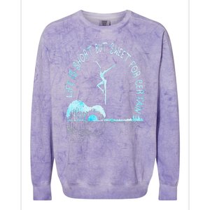 Music Lover Life Is Short But Sweet For Certain Guitar Colorblast Crewneck Sweatshirt